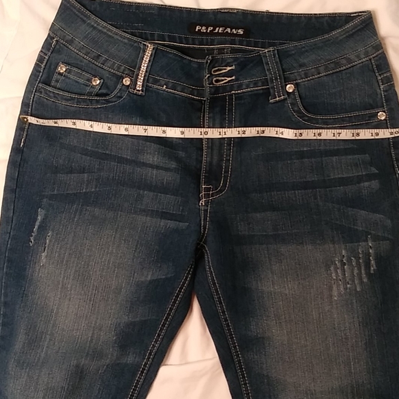 P&P JEANS Women Blue Jean Size: 15/16 NWOT - Picture 14 of 15